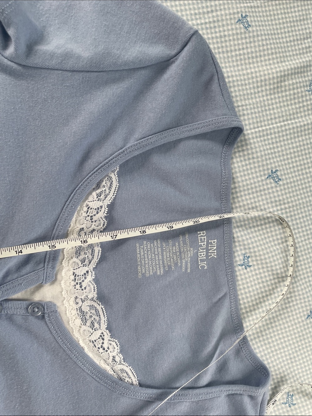 Pink Republic Lace Trimmed Top - Picture 7 of 8